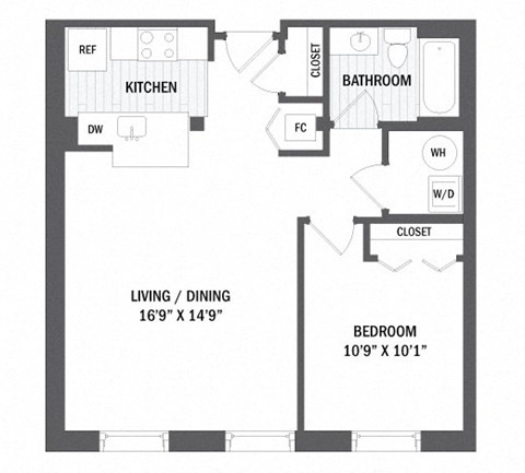 Floor plan at Jack Flats by Windsor, Massachusetts, 02176